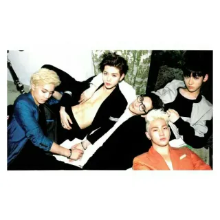 💦 48bb9eb8 k-pop, nam, nhóm, thời trang, giới trẻ telegram sticker