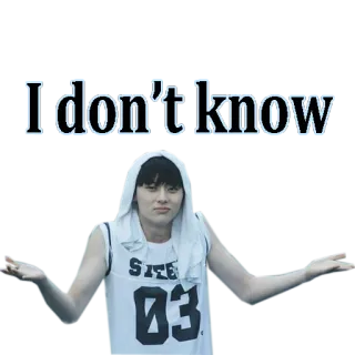 😁 84022a49 I don't know 人物, 耸肩, 不确定, 怀疑, 问题, 表情, 手势 telegram sticker