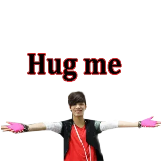💞 e36b5d14 Hug me 拥抱, 问候, 友善, 可爱, 卡哇伊, 动漫 telegram sticker