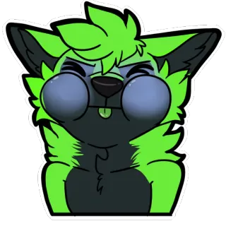 😶 32240982 漫画, 動物, 獣人, 可愛い, ステッカー telegram sticker