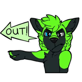 Nuka Husky telegram stickers