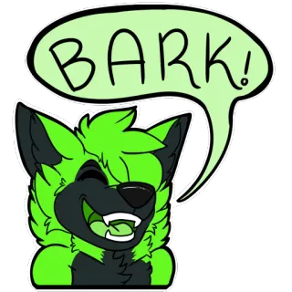 Nuka Husky telegram stickers