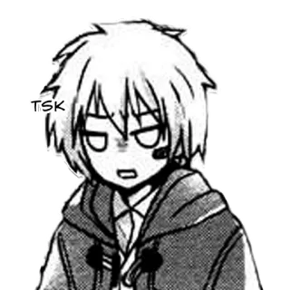 😠 c2925db3 TSK Anime, Manga, Personaje, Tsukishima Kei whatsapp sticker