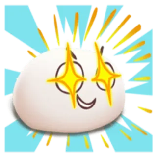 😊 ab999d28 ブロブ, 可愛い, キラキラ, 輝く, 幸せ, 嬉しい telegram sticker