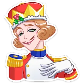 ☺️ 5f6aab2c 王室, 王冠, 女性, おしゃれ, 制服, 王族 telegram sticker