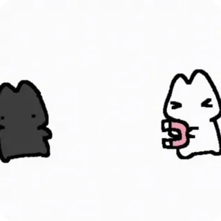 🧲 031d4907 chat, aimant, dessin animé, animal telegram sticker