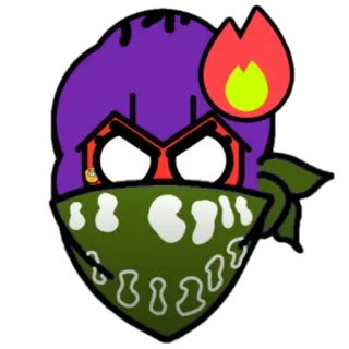 😡 24c6957f 卡通, 暴力, 军事, 冒犯 telegram sticker