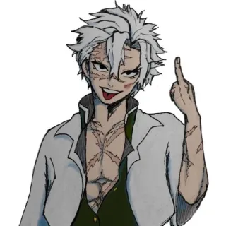 Санеми Шинадзугава 🤍 @Nezukooo_uwu :: @fStikBot telegram stickers