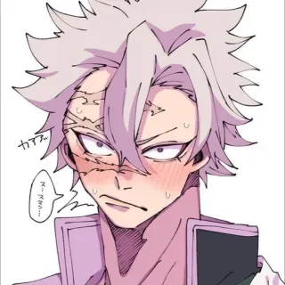 Санеми Шинадзугава 🤍 @Nezukooo_uwu :: @fStikBot telegram stickers