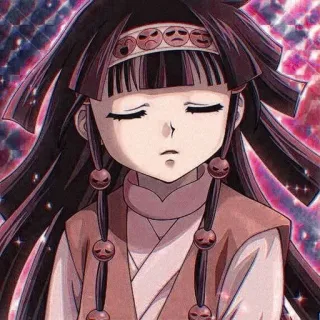 ⛓️ 6bedbdb1 Alluka Zoldyck Hunter x Hunter anime, character, manga, alluka, zoldyck, hunter x hunter telegram sticker