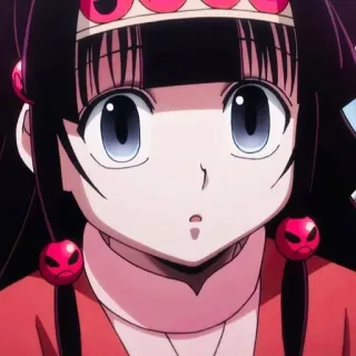 ⛓️ 8ffe33bf Alluka Zoldyck Hunter x Hunter anime, manga, character, cute, fanart telegram sticker