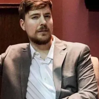 🌟 2d48efa0 MrBeast youtuber, mrbeast, filántropo, personalidad de internet, traje telegram sticker