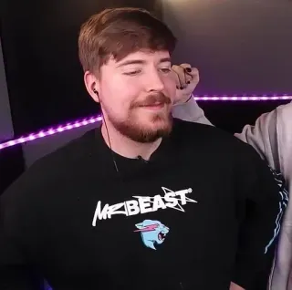 🌟 f9fc3874 MrBeast youtube, youtuber, influencer, mr beast telegram sticker