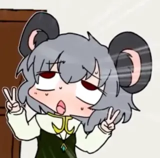 🥵 0a4ee186 cartoon, mouse, anime telegram sticker