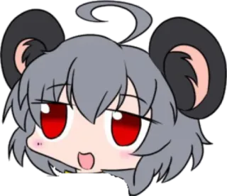 😀 7209dc44 anime, mouse, cute, cartoon, character telegram sticker