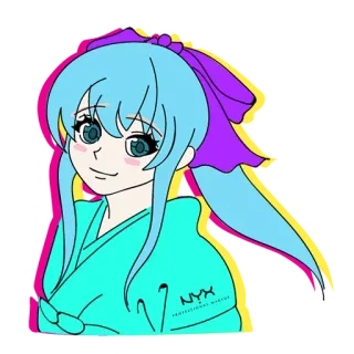 😏 5f1641f1 NYX PROFESSIONAL MAKEUP Anime, Garota, Maquiagem, NYX, Cosméticos, Beleza whatsapp sticker