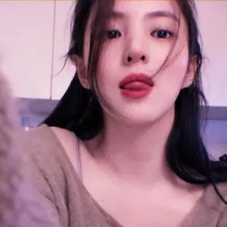 🍎 47bab21d mujer, selfie, retrato, chica, asiática, guapa, cara, belleza telegram sticker