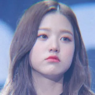 🌈 6b9a5012 人物, ポートレート, 女性, K-POP, 歌手, 顔 telegram sticker