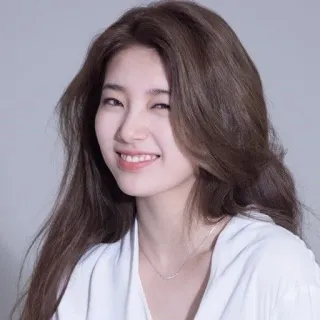 🌸 2ce03a2b 여자, 사람, 인물사진, 미소, 얼굴 telegram sticker