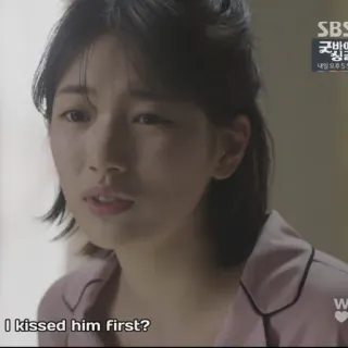 🌸 e94333c2 I kissed him first? 키스, 로맨스, 사랑, 드라마, 관계 telegram sticker