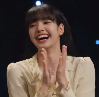 🐈 2bda724f Lisa kpop, music, woman, singer, performer, happy telegram sticker