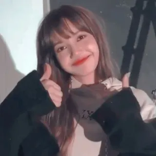 🐈 c73febe9 woman, girl, thumbs up, positive, ok, asian telegram sticker