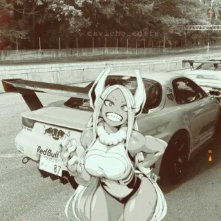 💗 21287bb5 Mirko My Hero Academia Mirko, My Hero Academia, Anime, Fanart, Hase, Held telegram sticker