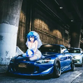 💍 8bc92b71 KKASHHI Auto, Anime, Braut, Fahrzeug, Kraftwagen telegram sticker