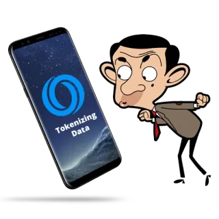 📱 019cbd59 Mr. Bean Tokenizing Data 미스터 빈, 로완 앳킨슨, 만화, 토큰화, 데이터, 전화, 유머 telegram sticker