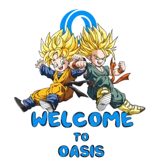 😃 c8f800da WELCOME TO OASIS 动漫, 卡通, 龙珠, 粉丝作品, 绿洲乐队, 角色, 欢迎 telegram sticker