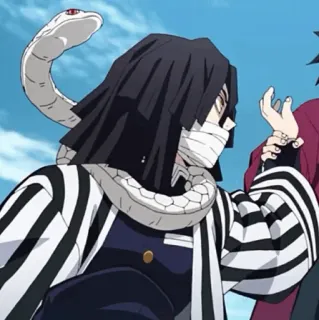 🐍 51bfd17c Obanai Iguro Demon Slayer Anime, Demon Slayer, Obanai Iguro, Serpent, Piliers telegram sticker