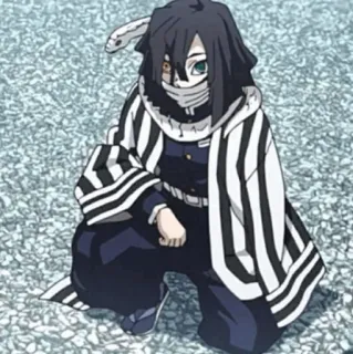 🐍 794cb289 Obanai Iguro Demon Slayer Anime, Demon Slayer, Obanai Iguro, Serpent, Pilier, Hashira telegram sticker