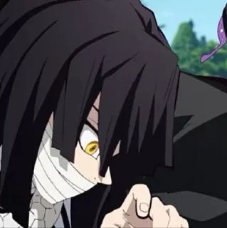 𖥨愛⋆ obanai iguro ⋆ | @KA_anime_sticker whatsapp stickers