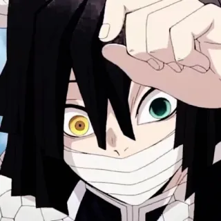 Obanai Iguro 𔓕 @StikerAnimee whatsapp stickers