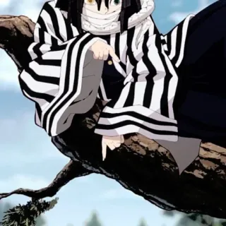 📓 9ef97e50 Obanai Iguro Demon Slayer Anime, Charakter, Demon Slayer, Obanai Iguro, Ninja, Schlange, Anime Charakter whatsapp sticker