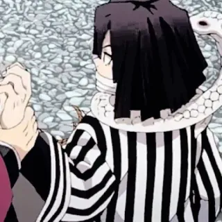 📓 eb75216e Obanai Iguro Demon Slayer Anime, Demon Slayer, Obanai Iguro, Schlangen-Hashira, Manga whatsapp sticker