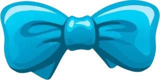 🦋 51736dde blue, ribbon, bow, present, gift telegram sticker