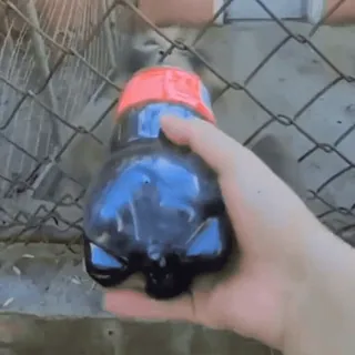 🍺 8ef4829c botol, minuman, soda, tangan, air minum telegram sticker