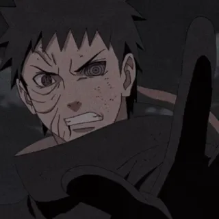 🕷 123995ef Obito Uchiha Naruto Аниме, Манга, Шаринган, Учиха, Ниндзя whatsapp sticker