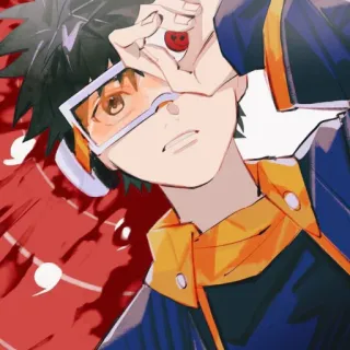 🤗 2651b63b Anime, Karakter, Ilustrasi, Seni digital, Potret telegram sticker