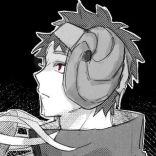 💄 aba510b5 Anime, Monster, Tanduk, Kartun telegram sticker