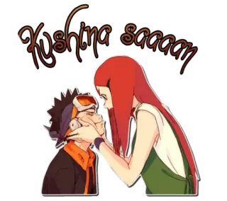😖 2eb3977a Kushina Kushina saaaan anime, naruto, kushina telegram sticker