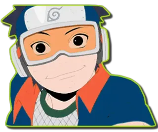 🙂 3221fb21 Obito Uchiha Naruto anime, cartoon, character, naruto, obito, uchiha telegram sticker