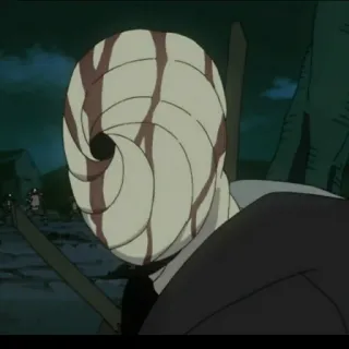 🤡 567533fe Obito Uchiha Naruto Anime, Ninja, Mascarado, Uchiha, Sangue, Tobi telegram sticker