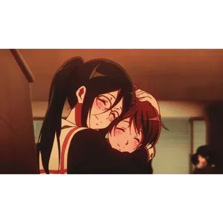 🫂 e509accf anime, hug, affection, characters, friendship, love telegram sticker