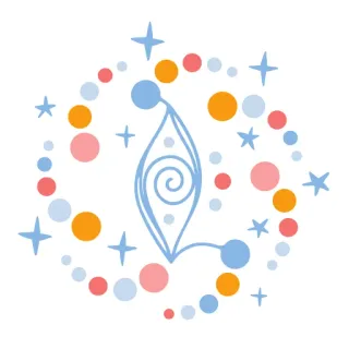 ✨ 7b2581c1 spirale, étoiles, cercle, décoratif, design, fantaisiste telegram sticker