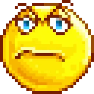 😡 0ff746e5 Emoji, Enojado, Expresión, Dibujo animado, Emoticono telegram sticker