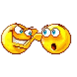 👊 3f43e770 Emoji, Cara, Amarillo, Divertido, Expresión telegram sticker