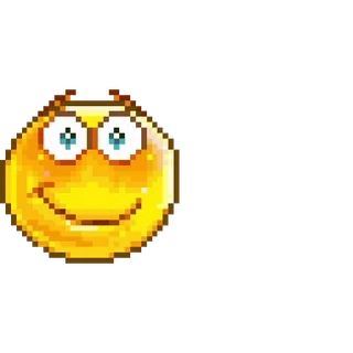 🍺 dc6f56f4 Emoji, Sonrisa, Pixel art telegram sticker
