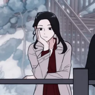 🌨 0d8ac788 女人, 卡通, 肖像, 插图, 女性 telegram sticker